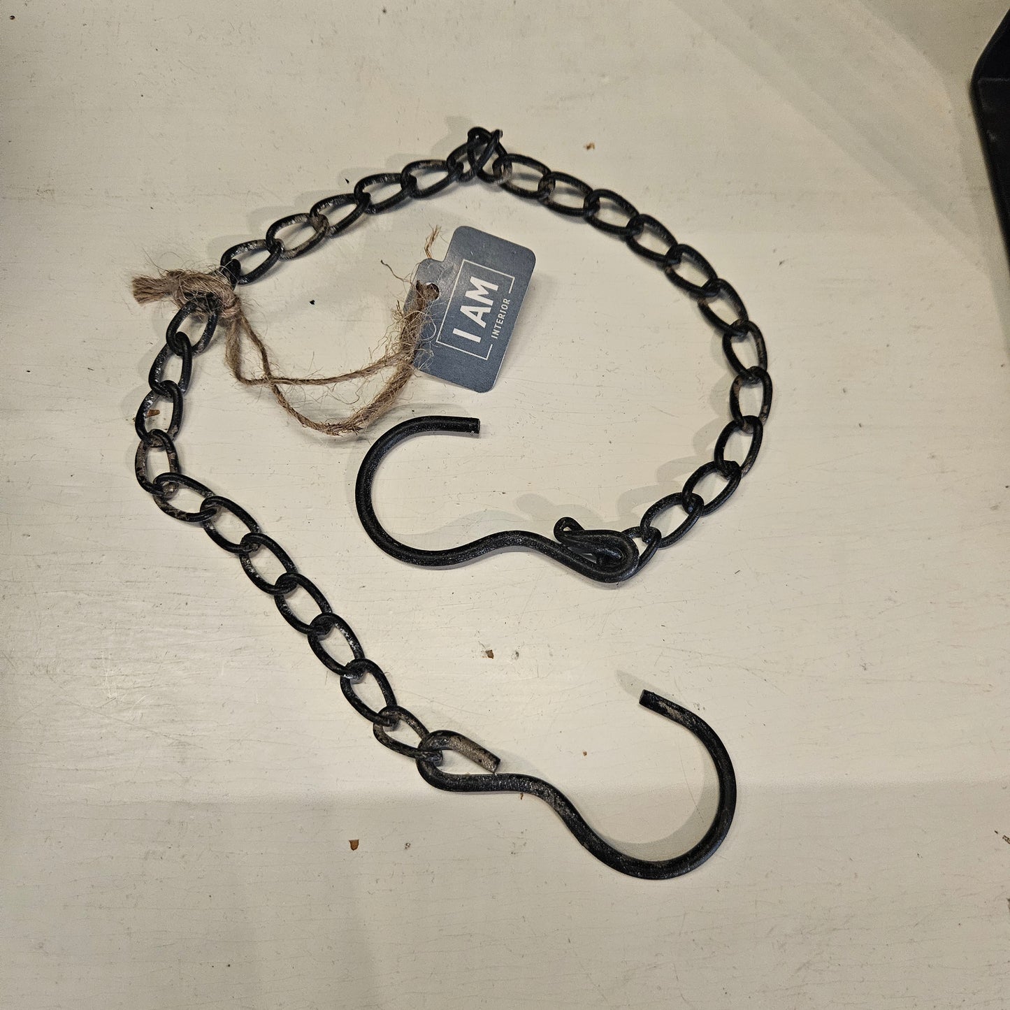 Kedja med krokar metall 50cm