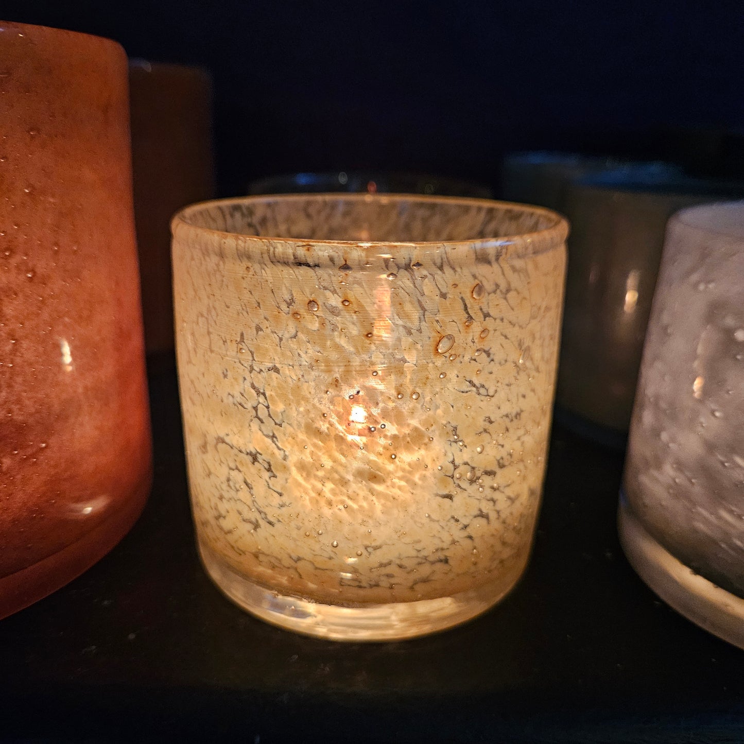 Ljuslykta dimma Gyllenbrun