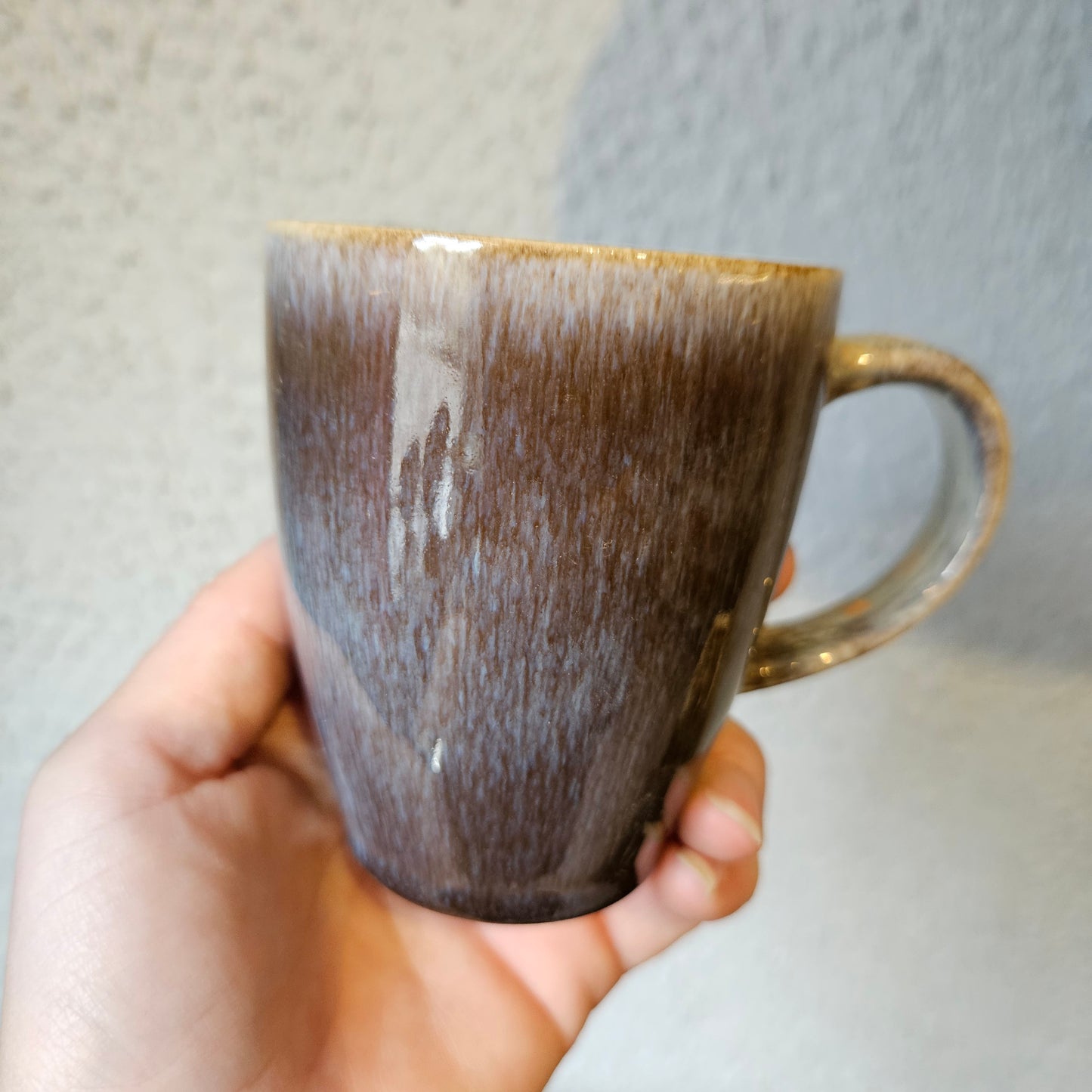 Mugg blå brun 236ml