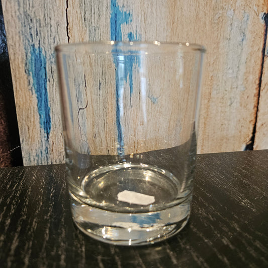 Ljuslykta i transparent glas 9x7cm